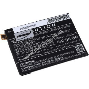Batteri til Sony Ericsson E6653