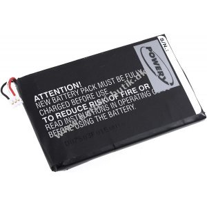 Batteri til Garmin Nvi 2660LMT