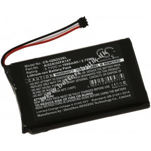 Batteri til GPS Navigation Garmin Nvi 2589 LMT, 2559 LMT, 2599 LMT