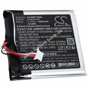 Batteri til RAND McNally TND-750 LKW-GPS Tracker