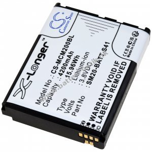 Batteri kompatibel med M3 Mobile Type SM20-BATT-S41