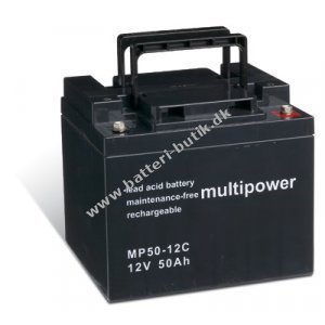 Powery BleiBatteri (multipower) til El-krestol Meyra Ortopedia Ortocar 3/4 deluxe zyklenfest