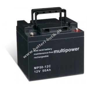 Powery BleiBatteri (multipower) til El-kørestol Trendmobil Life 3 zyklenfest