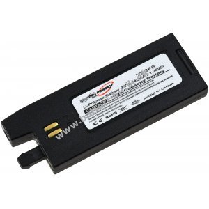 Batteri passer til Tuning-System Gibson G-Force, Tronical G-Force E-tune, Type GBP452050 m.fl.