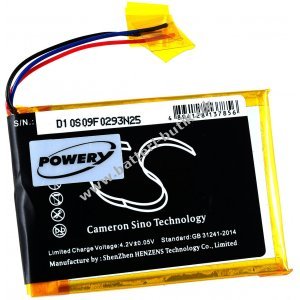 Batteri til Højttaler JBL Clip 2 / CLIP2BLKAM / Type GSP383555
