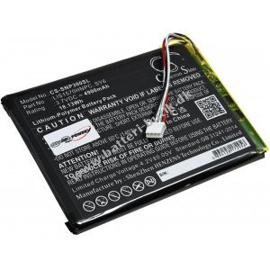 Batteri til Forstærker Sony PHA-3, Type SY6