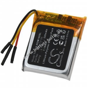 Batteri Passer til Rode Mikrofonsystem Wireless Go Typ NTA572125