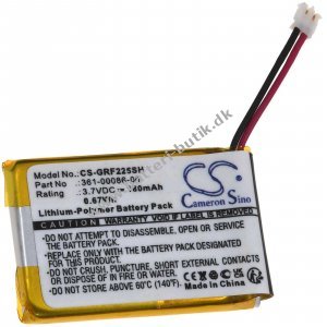 Batteri til GPS-Fitness-SmartWatch Garmin Vivoactive 4 Approach G10 Forerunner 220 Type 361-00072-10