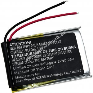 Batteri til Sony SmartWatch 2, SW 2, Type AHB412033PS
