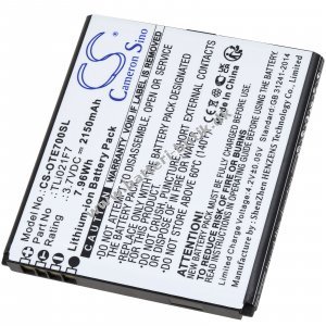 Batteri kompatibelt med Alcatel Typ TLi021F7