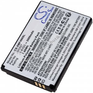 Batteri Passer til HotSpot Xiaomi F490 4G Typ DC027