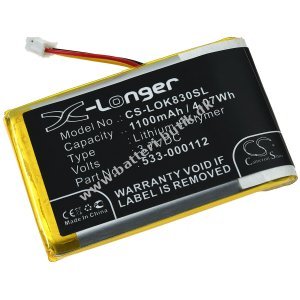 Batteri til Logitech K830 / Type 533-000112