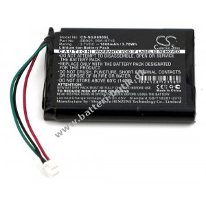 Batteri til Mikrofon Shure MXW8 / MXW6 / Type SB901