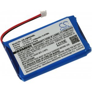 Batteri til Universalfjernbetjning AMX Mio Modero / Type MIO-RBP