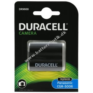 Duracell Batteri til Digitalkamera Panasonic Lumix DMC-FZ8 Serie / Type CGR-S006E