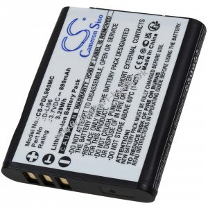 Batteri til Pentax WG-1000 Kompaktkamera