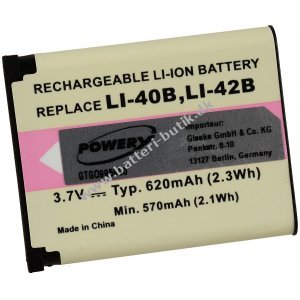 Batteri til Rollei Typ 02491-0066-02