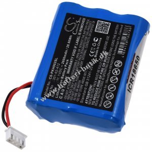 Batteri passer til Mleapparat Peaktech P 9020 P9021 P9020A / Type 301-62-412