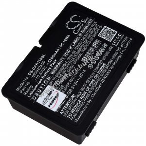 Batteri kompatibelt med Chauvin Arnoux Typ 693942A00