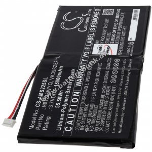 Batteri passer til Diagnose- / måleapparat Autel MaxiSys Elite, Type VK398282PL