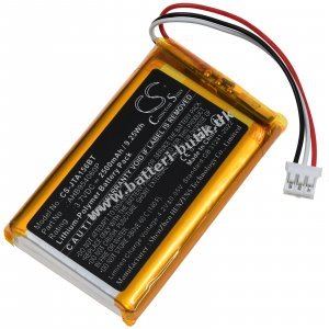 Batteri kompatibel med Jablotron Type AHB954060P