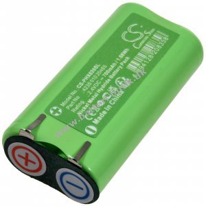 Batteri passer til Elektro-Zahnbürste Philips Sonicare HX3100 Sonicare Diamond Clean HX6240 Type 4235 010 20455