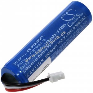 Batteri til Stirnlampe Petzl Nao Nao+ Type ICR18650-35