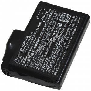 Batteri til Glovii GJ1 GJ1C GJ1G GJ1R GXR opvarmet t�j Type GLI7426
