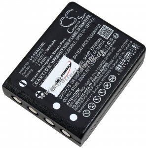 Batteri til HBC Spectrum 1 Spectrum 2 Kranstyring 3,6V Version