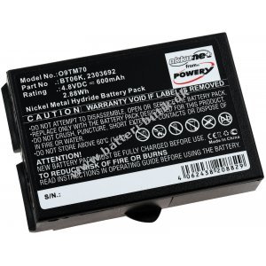 Batteri til Kranstyring/fjernbetjning Ikusi TM70/iK2.21F JS5
