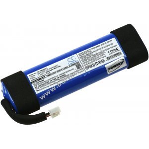 PowerBatteri kompatibel med JBL Type IBA001GA