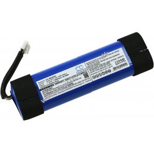 Batteri kompatibel med JBL Type 2INR19/66-2 / SUN-INTE-103