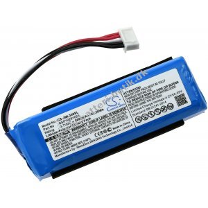 Batteri passer til Hjttaler JBL Charge 3 / Type GSP1029102A (Bemrk polaritet, se billede)