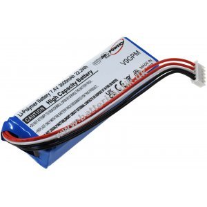 Batteri til Højttaler Harman/Kardon Go + Play / Go + Play Mini / Type GSP1029102 01