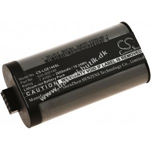 Batteri passer til Hjttaler Logitech Ultimate Ears Boom 3, 984-001362, Type 533-000146 m.fl.