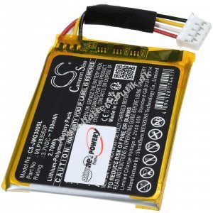 Batteri passer til Bluetooth-hjttaler JBL Go 3, Type MLP383562P