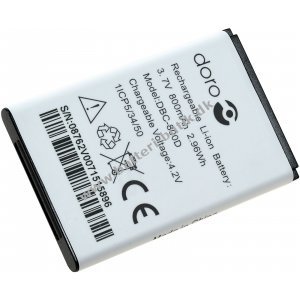 Doro Batteri til 603x / 605x / 65xx / 551x / 503x / 66x / Type DBC-800D