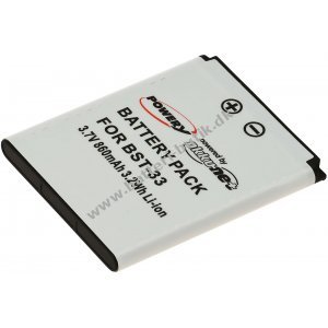 Batteri til Sony-Ericsson W880i