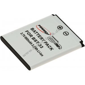 Batteri til Sony-Ericsson Typ BST-33