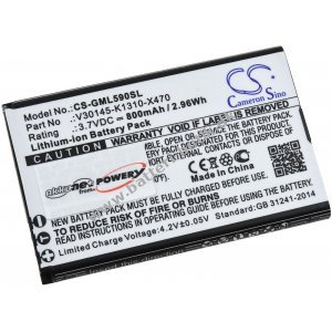 Batteri kompatibel med Gigaset Type V30145-K1310-X470