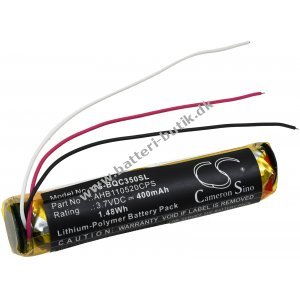 Batteri til wireless Hovedtelefoner Bose Quietcomfort 35, QC35, Type AHB110520CPS