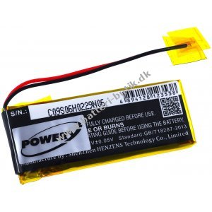 Batteri til Hovedtelefon Cardo Typ WW452050PL