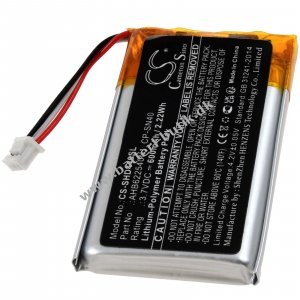 Batteri kompatibel med Sennheiser Typ CP-SN40