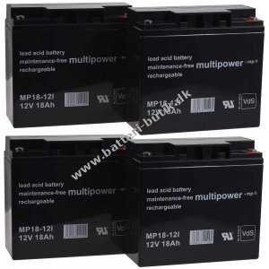 Powery Batteri til USV APC Smart-UPS SMT2200I