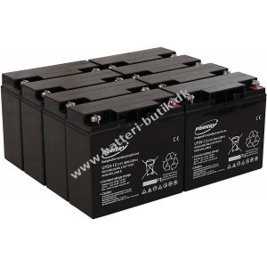 Powery Bly-Gel Batteri til UPS APC Smart-UPS 5000 Rackmount/Tower 20Ah (erstatter også 18Ah)