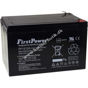 FirstPower Bly-Gel Batteri til APC Smart-UPS SC620 12Ah 12V VdS