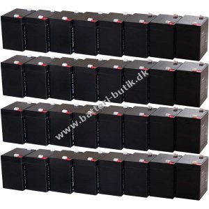 Powery Bly-Gel Batteri til UPS APC Smart-UPS RT 10000 RM 5Ah 12V