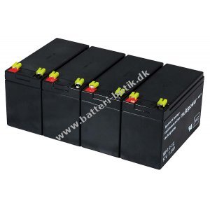 Powery Batteri til USV APC Smart-UPS RT 1000 Marine