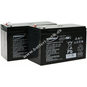 Powery Bly-Gel Batteri til USV APC Back-UPS RS 1500