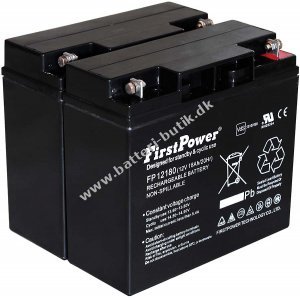 FirstPower Bly-Gel Batteri til UPS APC RBC7 12V 18Ah VdS